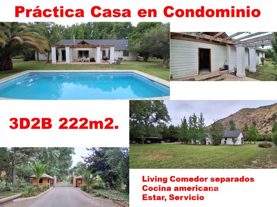Venta Casa Condominio Rinconada Sn. Vicente Pirque
