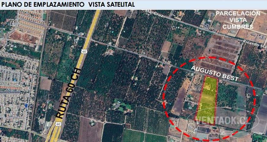 Parcela Casa 280 M2. Construidos En 33.000 M2. Terreno